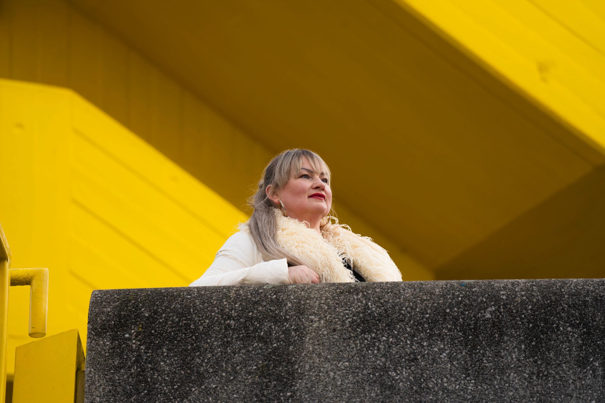 Author portrait in an outdoor setting
