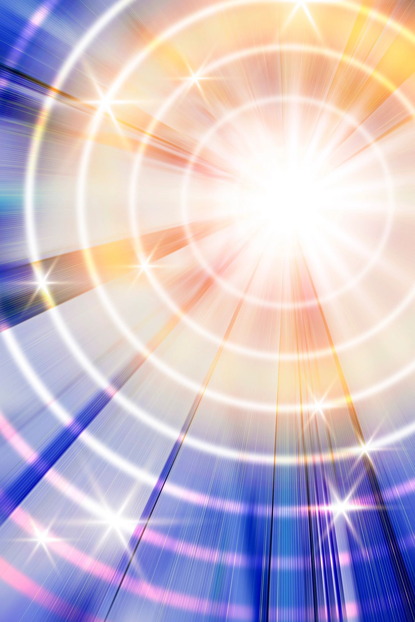 Abstract luminous artwork in soft spiritual tones